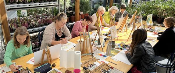 Aquarell-Mitmach-Atelier - Der späte Sommer - Leuchtet!