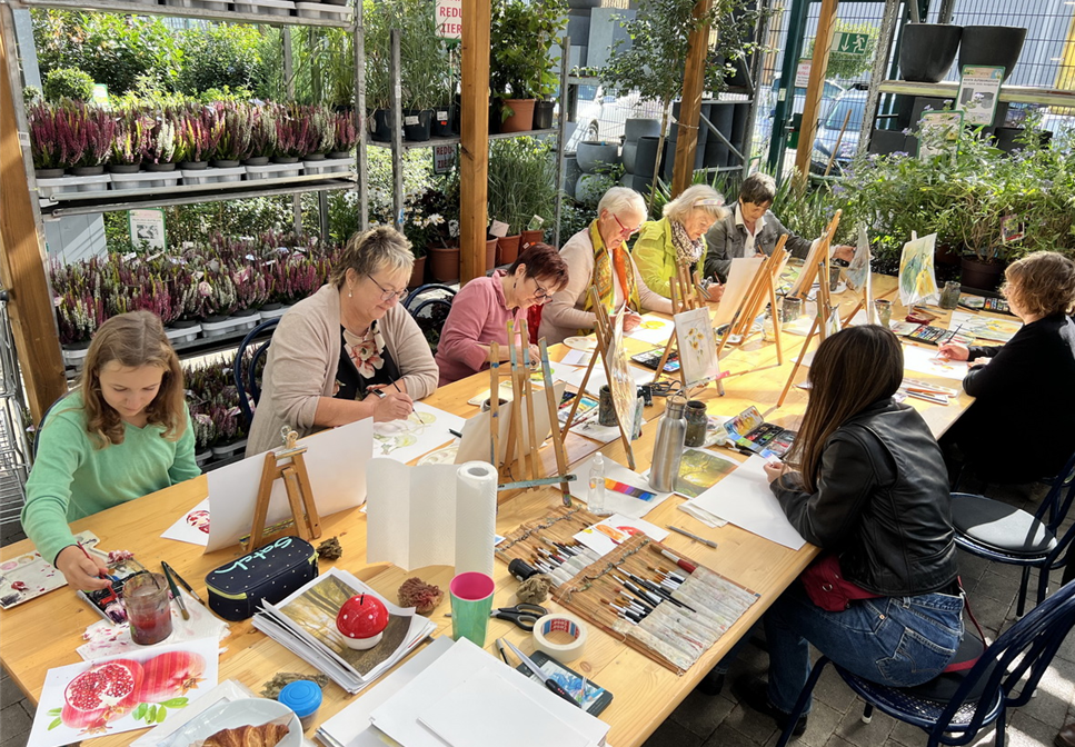 Aquarell-Mitmach-Atelier - Der späte Sommer - Leuchtet!